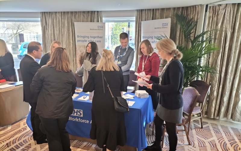 Exhibition stand at Nursing Times annual summit