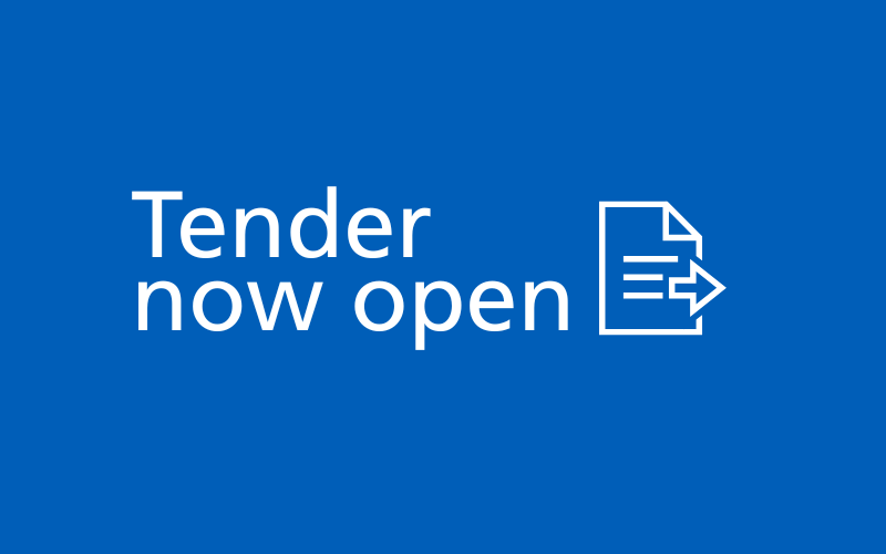 Tender now open